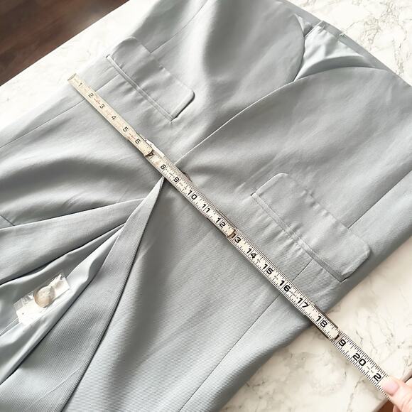 Madewell Larsen Drapeweave Single
Button Tailored Jacket Blazer Overcast Blue XS - Picture 5 of 12